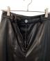 中古・古着 MAISON SPECIAL (メゾンスペシャル) Leather Cargo Pants ブラック サイズ:36：8000円