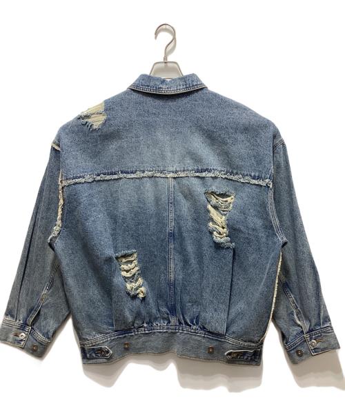MAISON SPECIAL（メゾンスペシャル）MAISON SPECIAL (メゾンスペシャル) Crash Denim Blouson インディゴ サイズ:FREEの古着・服飾アイテム