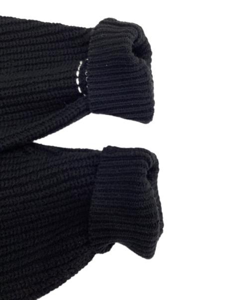 MAISON SPECIAL（メゾンスペシャル）MAISON SPECIAL (メゾンスペシャル) V-neck Embroidery Knitwear ブラック サイズ:Freeの古着・服飾アイテム
