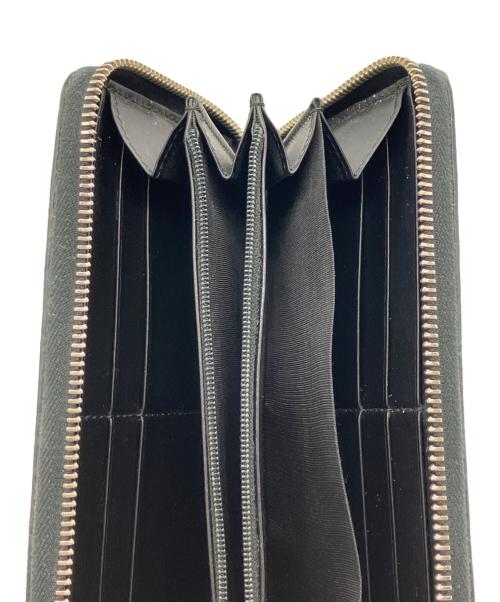 GUCCI（グッチ）GUCCI (グッチ) キングスネークプリント長財布 ブラックの古着・服飾アイテム