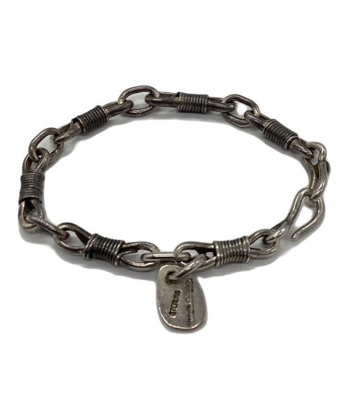 Orville Tsinnie（オーヴィル ツィニー）Orville Tsinnie (オーヴィル ツィニー) BEAMS PLUS (ビームスプラス) 別注チェーンブレスレット シルバーの古着・服飾アイテム