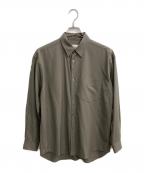 cornierコルニエ）の古着「ウールシャツ」｜ライトグレー