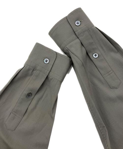 cornier（コルニエ）cornier (コルニエ) ウールシャツ ライトグレー サイズ:Sの古着・服飾アイテム