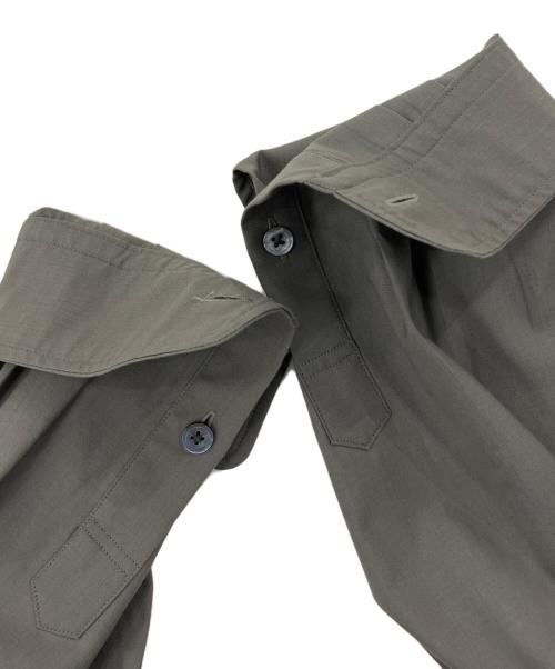 cornier（コルニエ）cornier (コルニエ) ウールシャツ ライトグレー サイズ:Sの古着・服飾アイテム