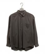 cornierコルニエ）の古着「ウールシャツ」｜グレー