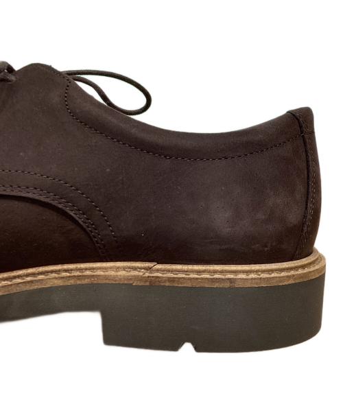 ECCO（エコー）ECCO (エコー) ヌバックダービーシューズ ブラウン サイズ:42の古着・服飾アイテム