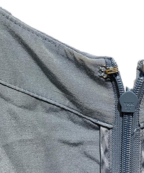 BALLSEY（ボールジィ）BALLSEY (ボールジィ) レーヨンリネンタンブラー バックタックワンピース ライトブルー サイズ:34の古着・服飾アイテム
