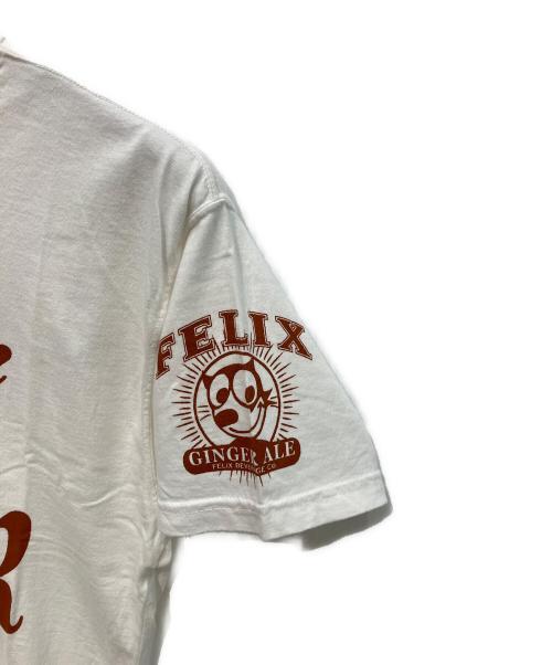 TOYS MCCOY（トイズマッコイ）TOYS McCOY (トイズマッコイ) FELIX TEE ホワイト サイズ:Sの古着・服飾アイテム