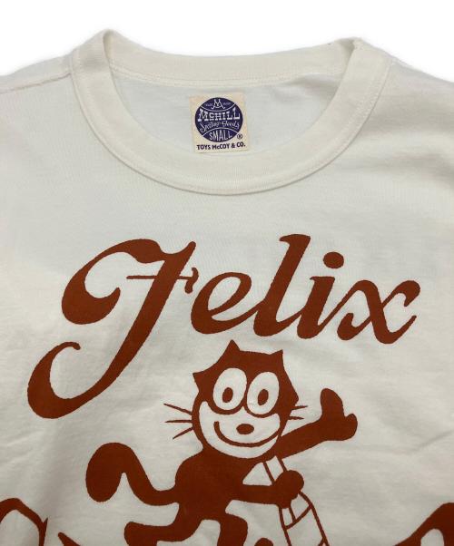 TOYS MCCOY（トイズマッコイ）TOYS McCOY (トイズマッコイ) FELIX TEE ホワイト サイズ:Sの古着・服飾アイテム