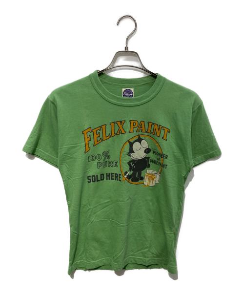 TOYS MCCOY（トイズマッコイ）TOYS McCOY (トイズマッコイ) FELIX TEE 黄緑 サイズ:Sの古着・服飾アイテム