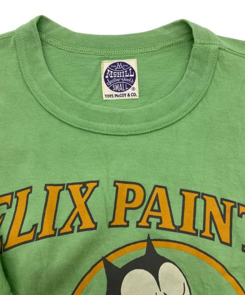 TOYS MCCOY（トイズマッコイ）TOYS McCOY (トイズマッコイ) FELIX TEE 黄緑 サイズ:Sの古着・服飾アイテム