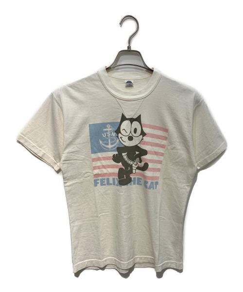 TOYS MCCOY（トイズマッコイ）TOYS McCOY (トイズマッコイ) FELIX TEE ホワイト サイズ:Sの古着・服飾アイテム