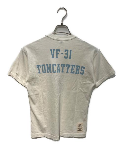 TOYS MCCOY（トイズマッコイ）TOYS McCOY (トイズマッコイ) FELIX TEE ホワイト サイズ:Sの古着・服飾アイテム