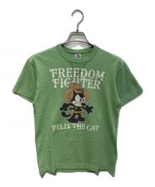 TOYS MCCOY（トイズマッコイ）の古着「FELIX TEE」｜黄緑