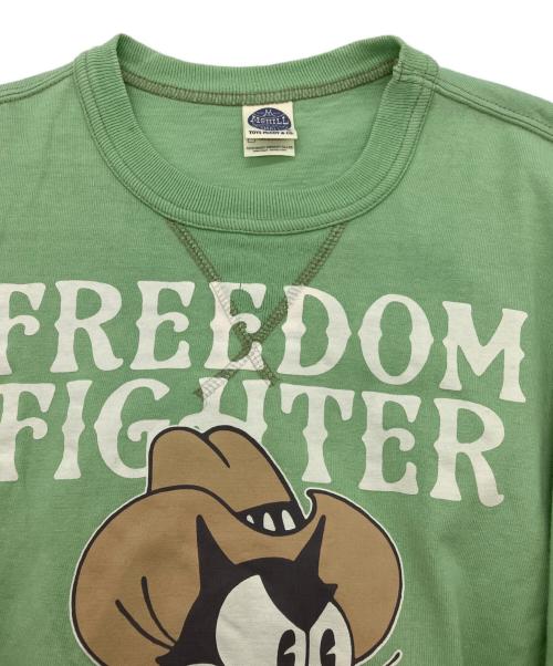 TOYS MCCOY（トイズマッコイ）TOYS McCOY (トイズマッコイ) FELIX TEE 黄緑 サイズ:Sの古着・服飾アイテム