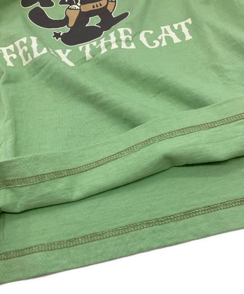 TOYS MCCOY（トイズマッコイ）TOYS McCOY (トイズマッコイ) FELIX TEE 黄緑 サイズ:Sの古着・服飾アイテム