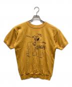 ）の古着「半袖スウェット」｜イエロー