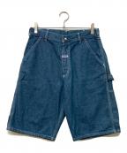 BAPE BY A BATHING APEベイプバイアベイシングエイプ）の古着「デニムハーフパンツ」｜インディゴ