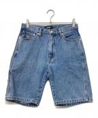 X-LARGEエクストララージ）の古着「デニムハーフパンツ」｜インディゴ