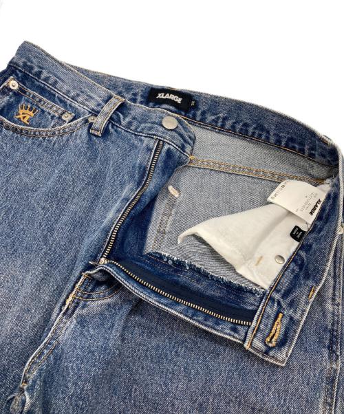 X-LARGE（エクストララージ）X-LARGE (エクストララージ) デニムハーフパンツ インディゴ サイズ:SIZE81cm（W32）の古着・服飾アイテム