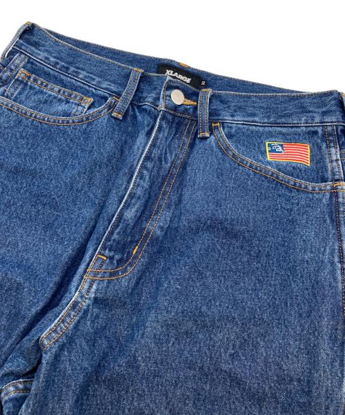 X-LARGE（エクストララージ）X-LARGE (エクストララージ) デニムハーフパンツ インディゴ サイズ:SIZE76cm (W30)の古着・服飾アイテム