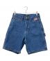 X-LARGE（エクストララージ）の古着「デニムハーフパンツ」｜インディゴ