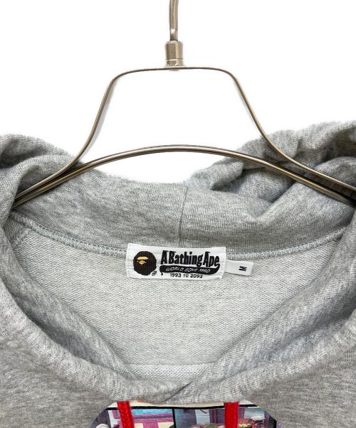 A BATHING APE（アベイシングエイプ）A BATHING APE (アベイシングエイプ) PINGU (ピング) プルオーバーパーカー グレー サイズ:Mの古着・服飾アイテム