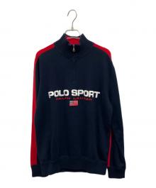 POLO SPORT（ポロスポーツ）の古着「ハーフジップニット」｜ネイビー