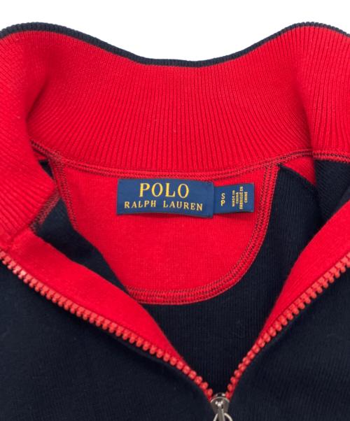 POLO SPORT（ポロスポーツ）POLO SPORT (ポロスポーツ) ハーフジップニット ネイビー サイズ:Sの古着・服飾アイテム
