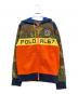 POLO COUNTRY（ポロカントリー）の古着「ジップパーカー」｜オリーブ×オレンジ