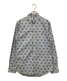 RALPH LAUREN（ラルフローレン）の古着「ボタンダウンシャツ」｜ブルー