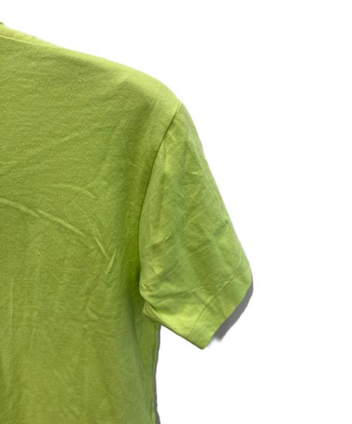 PLAY COMME des GARCONS（プレイコムデギャルソン）PLAY COMME des GARCONS (プレイコムデギャルソン) ハートワッペンTEE 黄緑 サイズ:Mの古着・服飾アイテム