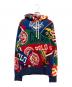 POLO RALPH LAUREN（ポロ・ラルフローレン）の古着「Pennant Print Fleece Hoodie」｜マルチカラー