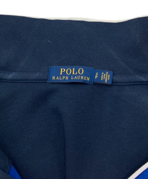 POLO RALPH LAUREN（ポロ・ラルフローレン）POLO RALPH LAUREN (ポロ・ラルフローレン) CP-93 Double-Knit Track Jacket ブルー×イエロー サイズ:Sの古着・服飾アイテム