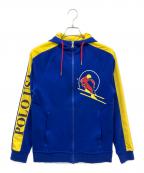 POLO RALPH LAURENポロ・ラルフローレン）の古着「DOWNHILL SKI ZIP HOODIE」｜ブルー×イエロー