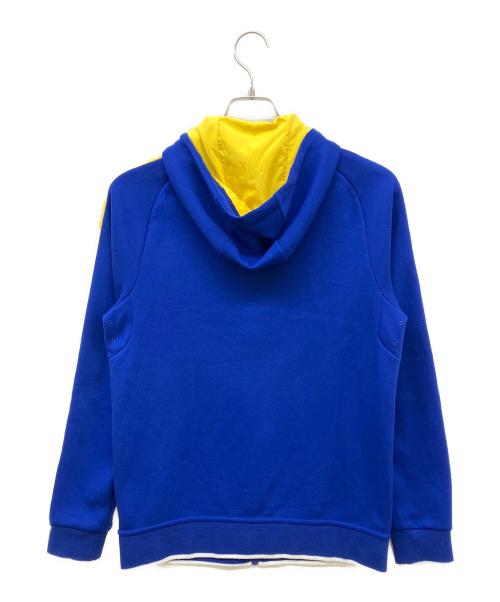 POLO RALPH LAUREN（ポロ・ラルフローレン）POLO RALPH LAUREN (ポロ・ラルフローレン) DOWNHILL SKI ZIP HOODIE ブルー×イエロー サイズ:XSの古着・服飾アイテム