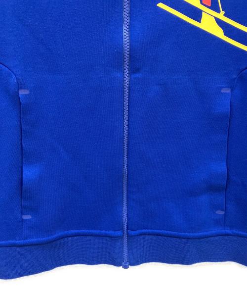 POLO RALPH LAUREN（ポロ・ラルフローレン）POLO RALPH LAUREN (ポロ・ラルフローレン) DOWNHILL SKI ZIP HOODIE ブルー×イエロー サイズ:XSの古着・服飾アイテム