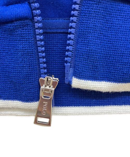 POLO RALPH LAUREN（ポロ・ラルフローレン）POLO RALPH LAUREN (ポロ・ラルフローレン) DOWNHILL SKI ZIP HOODIE ブルー×イエロー サイズ:XSの古着・服飾アイテム