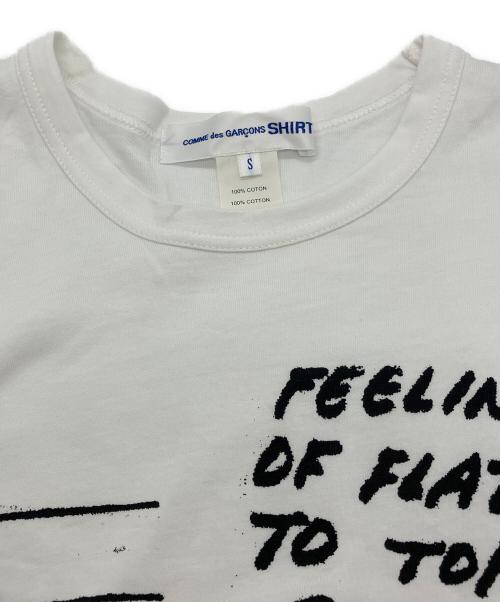 COMME des GARCONS SHIRT（コムデギャルソンシャツ）COMME des GARCONS SHIRT (コムデギャルソンシャツ) DISNEY (ディズニー) Tシャツ　W21105 ホワイト サイズ:Sの古着・服飾アイテム