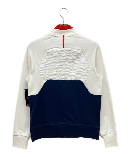 POLO RALPH LAUREN（ポロ・ラルフローレン）POLO RALPH LAUREN (ポロ・ラルフローレン) トラックジャケット ホワイト×ネイビー サイズ:XS 未使用品の古着・服飾アイテム