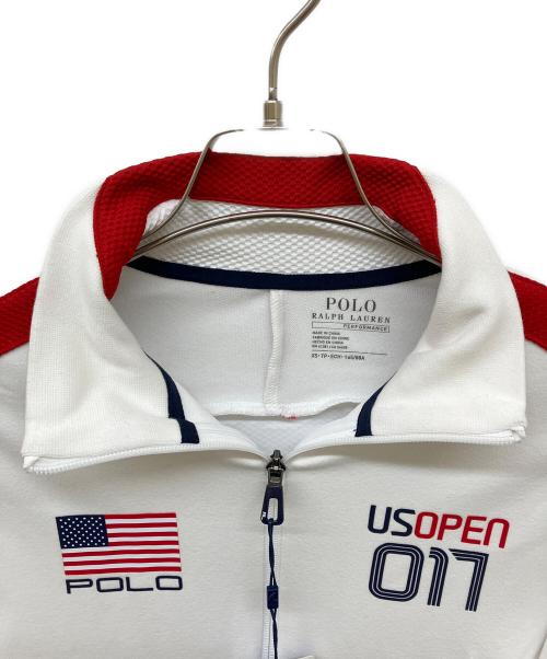 POLO RALPH LAUREN（ポロ・ラルフローレン）POLO RALPH LAUREN (ポロ・ラルフローレン) トラックジャケット ホワイト×ネイビー サイズ:XS 未使用品の古着・服飾アイテム