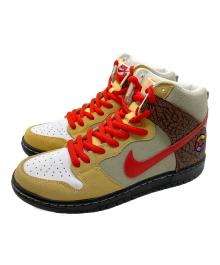 NIKE SB×COLOR SKATES（ナイキエスビー×カラースケーツ）の古着「Dunk High （ダンクハイ）」｜TOPAZ GOLD/CHILE RED