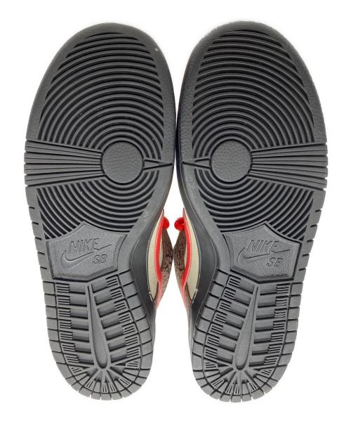 NIKE SB（ナイキエスビー）NIKE SB (ナイキエスビー) COLOR SKATES (カラースケーツ) Dunk High （ダンクハイ） TOPAZ GOLD/CHILE RED サイズ:27の古着・服飾アイテム