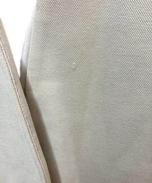 1PIU1UGUALE3 RELAX（ウノピゥウノウグァーレトレ リラックス）1PIU1UGUALE3 RELAX (ウノピゥウノウグァーレトレ リラックス) ノーカラー鹿の子ニットジャケット ベージュ サイズ:SIZE XLの古着・服飾アイテム