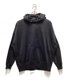1piu1uguale3×lucien pellat-finet（ウノピュウノウグァーレトレ×ルシアン・ペラフィネ）の古着「BACK LEAF PULLOVER PARKA」｜ブラック