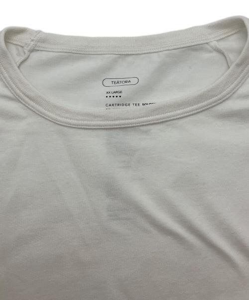 teatora（テアトラ）teatora (テアトラ) CARTRIDGE TEE S/S - SOLOTEX ホワイト サイズ:XXLの古着・服飾アイテム
