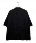 teatoraテアトラ）の古着「CAPSULESNAP SHIRT S/S」｜ブラック