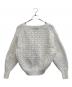 THREE DOTS (スリードッツ) スポンジースムース メッシュカーディガン ホワイト サイズ:S：8000円