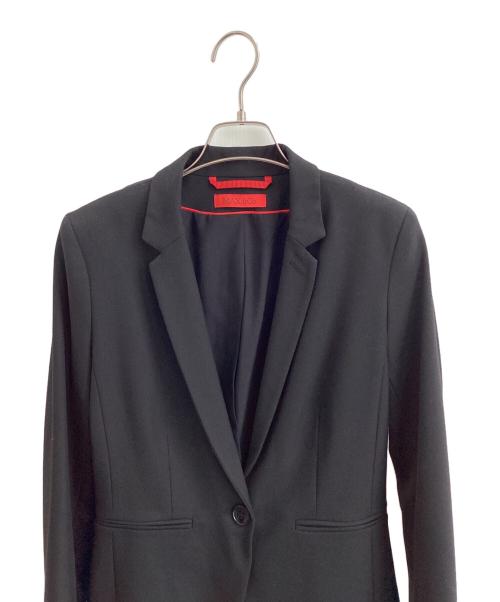 MAX&Co.（マックスアンドコー）MAX&Co. (マックスアンドコー) スリムフィットストレッチ ブレザー ブラック サイズ:40の古着・服飾アイテム
