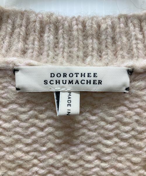 DOROTHEE SCHUMACHER（ドロシーシューマッハ）DOROTHEE SCHUMACHER (ドロシーシューマッハ) ニットカーディガン ライトピンク サイズ:2の古着・服飾アイテム
